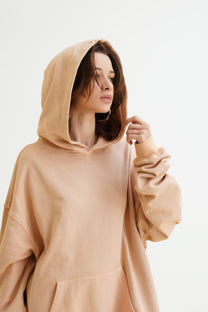 Saint&amp;I Beige Hoodie